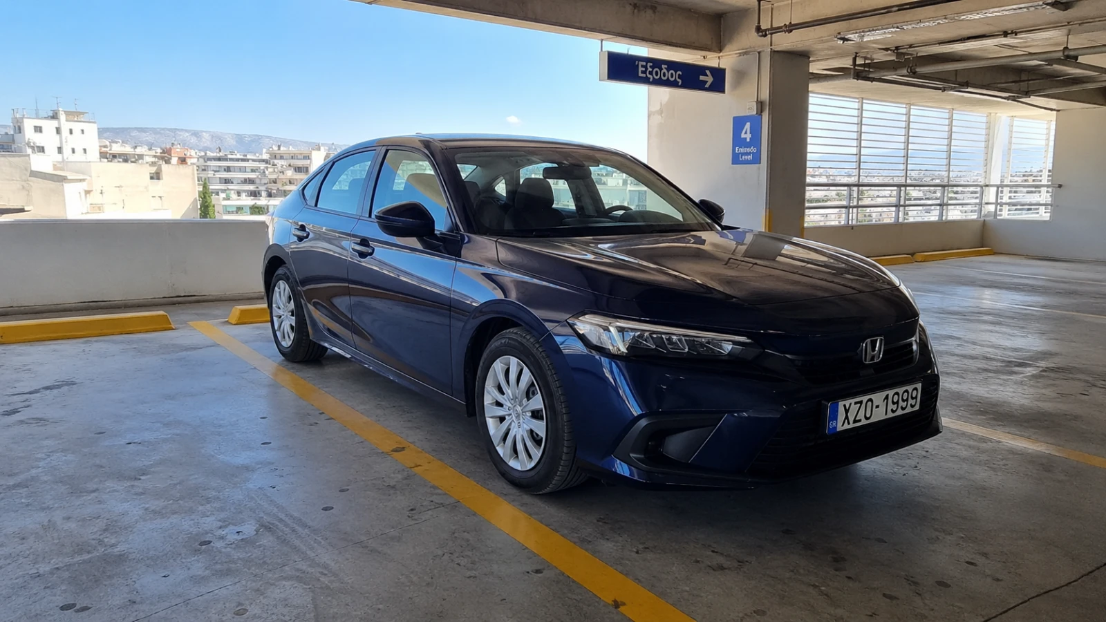 sista minuten ekonomi biluthyrning Aten Honda Civic erbjudande